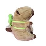 Peluche de Capibara 45 cm + Cobija Bordada 100x100 cm – Envío Gratis