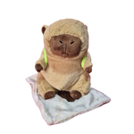Peluche de Capibara 45 cm + Cobija Bordada 100x100 cm – Envío Gratis
