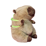 Peluche de Capibara 45 cm + Cobija Bordada 100x100 cm – Envío Gratis