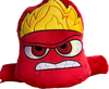 Cojín con cobija de Intensamente Fino Suave Personajes Furia Rojo de 38cm x 38 cm