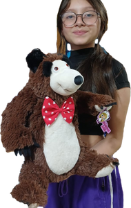 Oso de masha de peluche 38cm con envio gratis