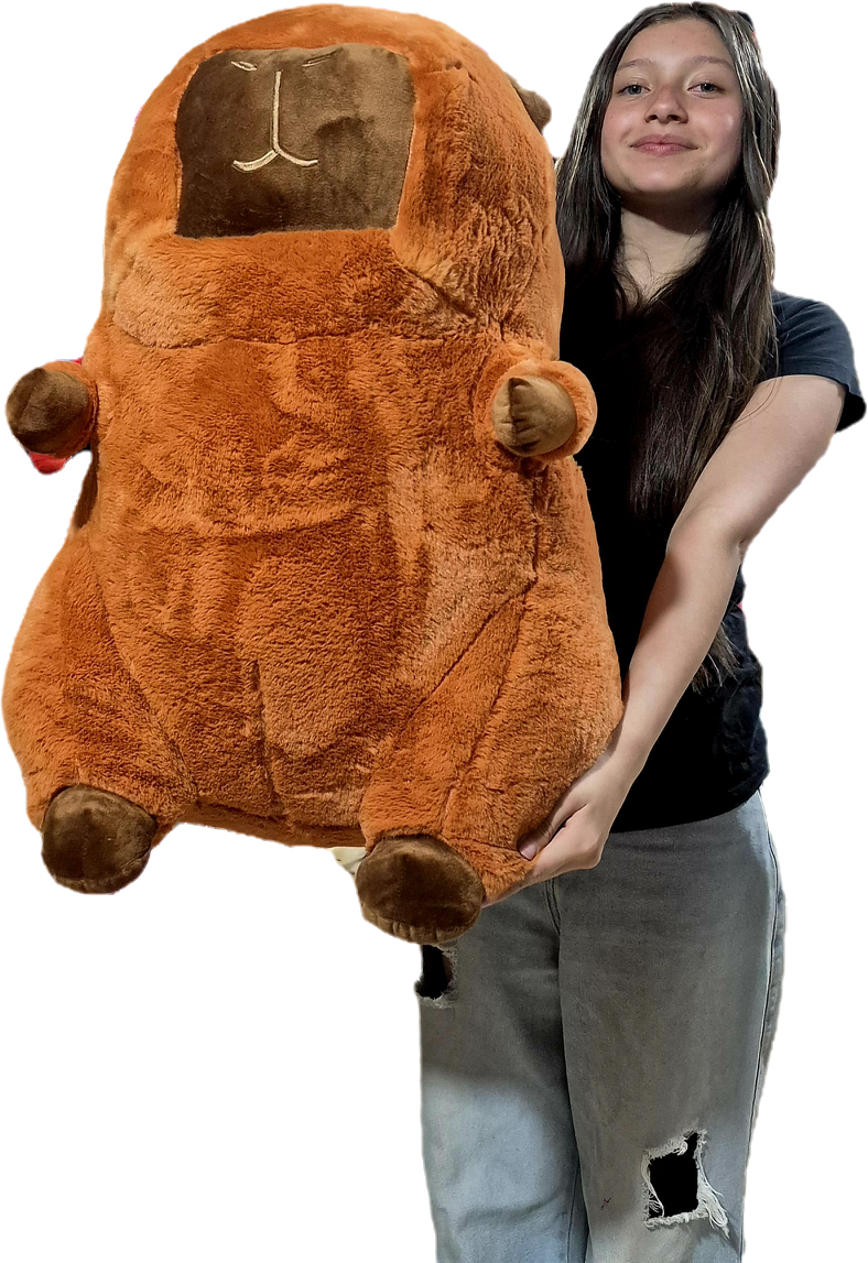 peluche de Capibara de 70 cm envió gratis