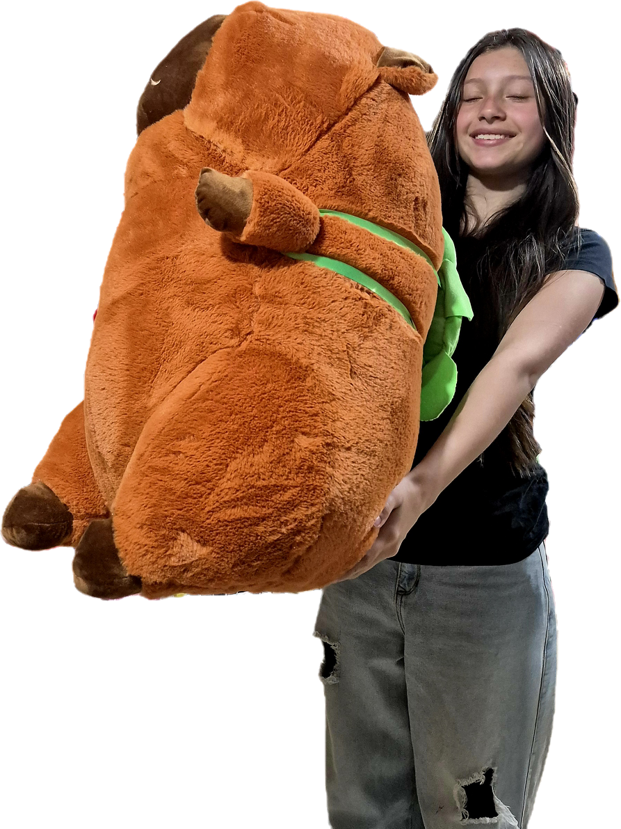 peluche de Capibara de 70 cm envió gratis