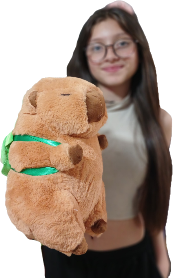 peluche de Capibara de 38 cm envió gratis