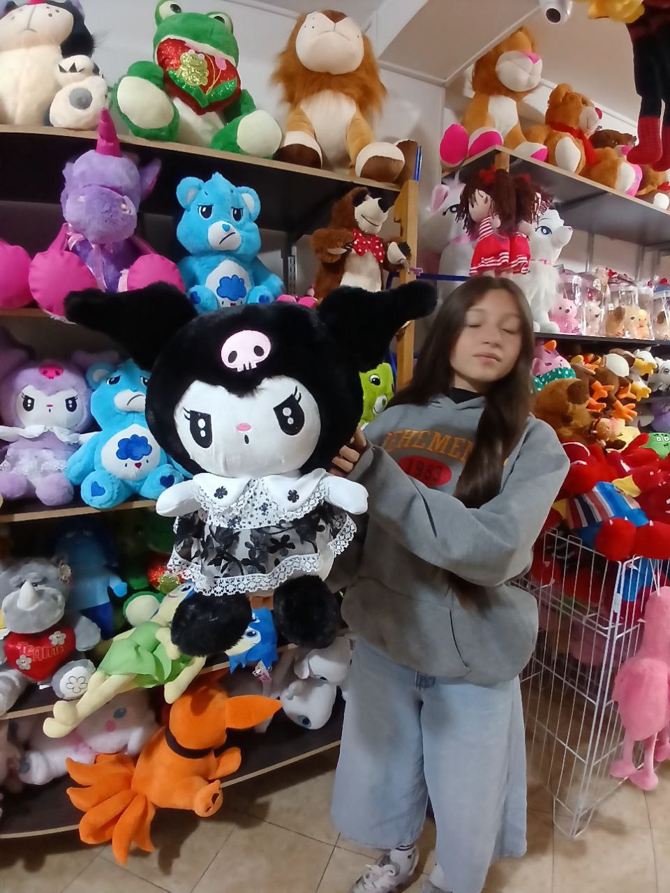 Peluche de Kuromi Hello Kitty 55cm envió gratis