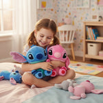 Pareja de peluches Lilo & Stitch con Ángela – 26 cm perfumados, pago contraentrega