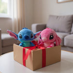 Pareja de peluches Lilo & Stitch con Ángela – 26 cm perfumados, pago contraentrega