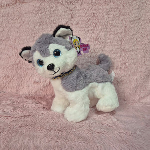 Peluche de perro/Husky siberiano 25 cm 🐶🐕🧸