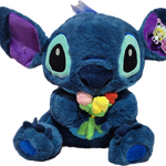 Peluche de Lilo y Stitch de 35 cm con flores, envío gratis 🎁🌸✨