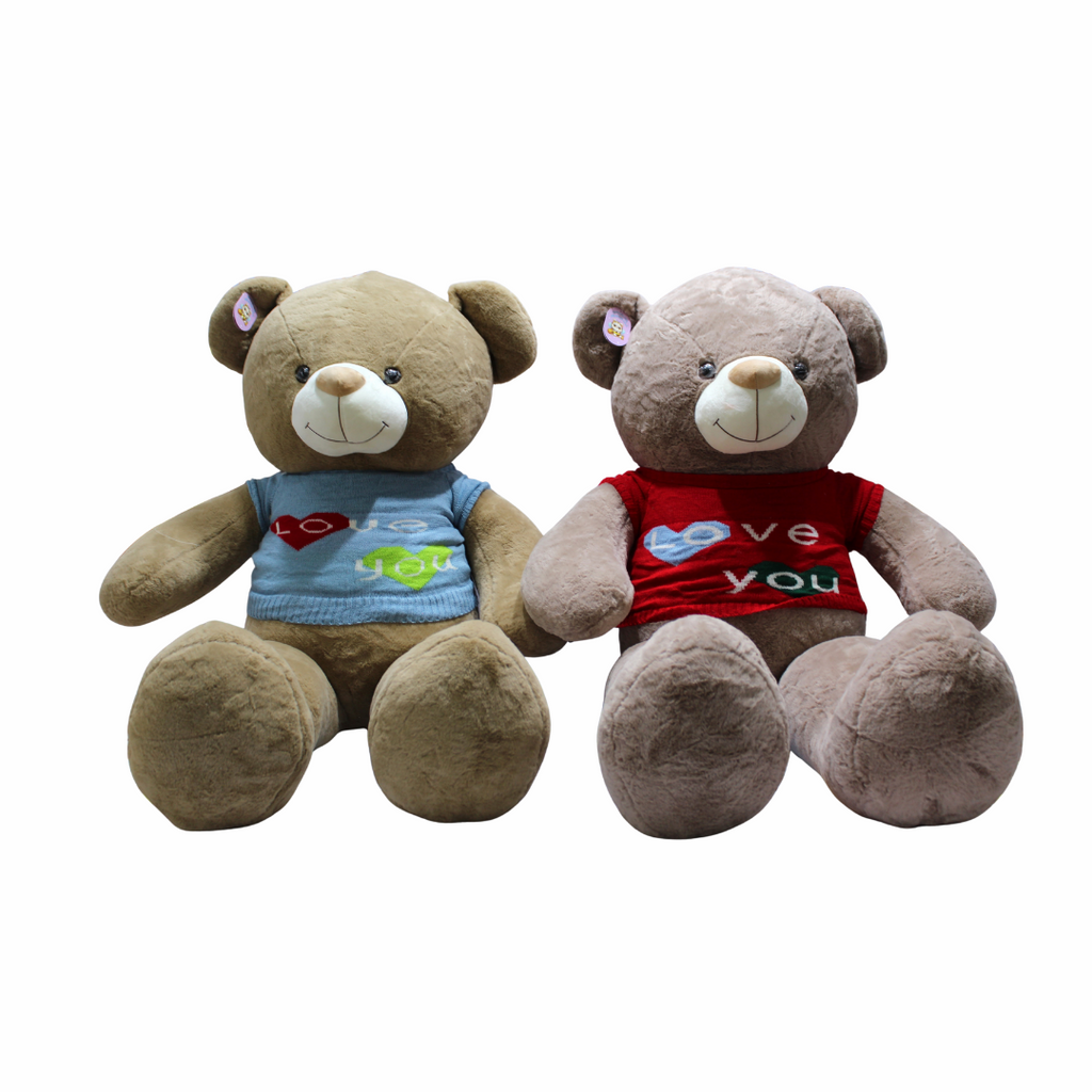 Peluche de oso con buso de lana fina 145cm envió gratis