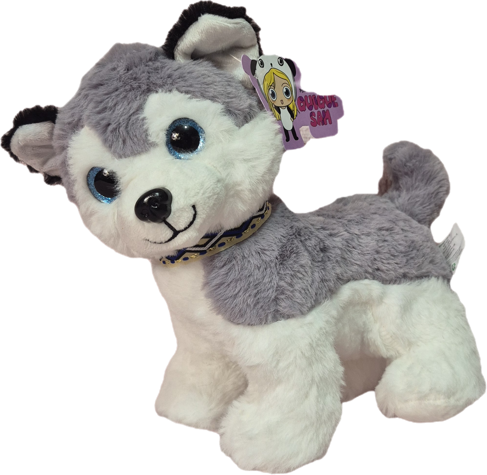 Peluche de perro/Husky siberiano 25 cm 🐶🐕🧸