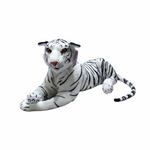 Peluche De Tigre blanco, Animal Salvaje, 65 Cm envió gratis