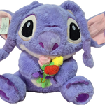 Peluche de angel Lilo y Stitch de 35 cm con flores, envío gratis 🎁🌸✨