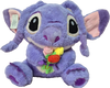Peluche de angel Lilo y Stitch de 35 cm con flores, envío gratis 🎁🌸✨