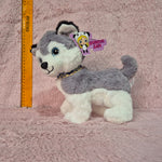 Peluche de perro/Husky siberiano 25 cm 🐶🐕🧸